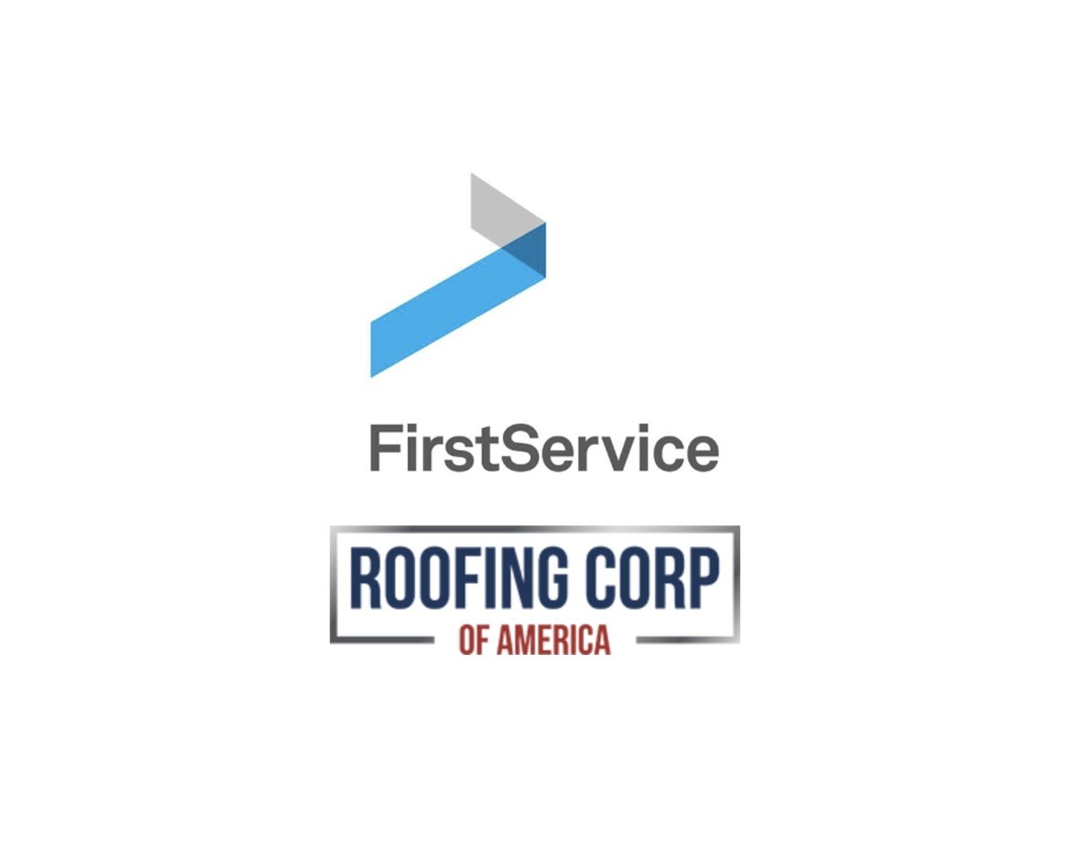 FirstService Corporation and Roofing Corp of America logos