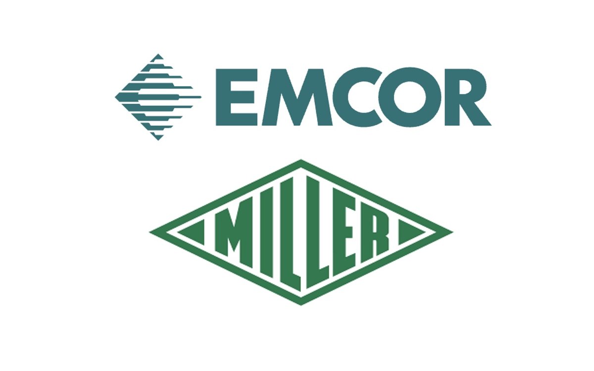 EMCOR Group and Miller Electric logos